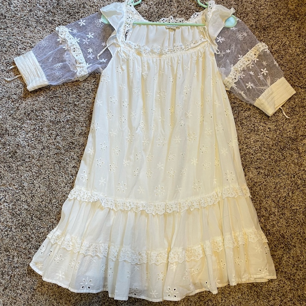 For love and lemons neutrals white lace dress size medium - Picture 17 of 17